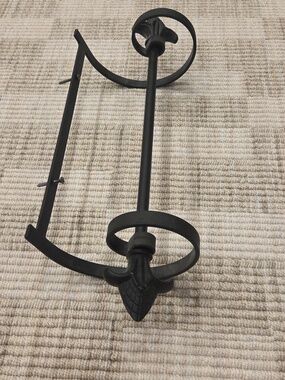 Black Vintage Towel Bar